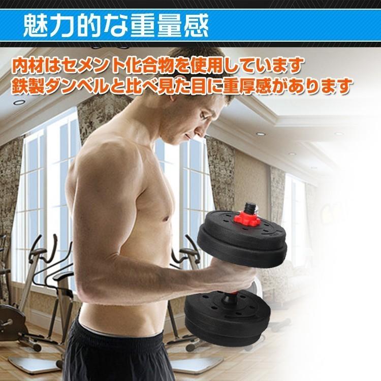 Hill Stone ダンベル 20kg 可変式 バーベル 10kg 2個セット 重量 Hill Stone ダンベル 20kg 可変式 バーベル 10kg 2個セット 重量