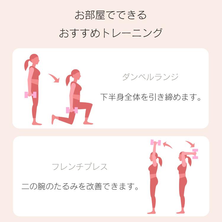 ダンベル 5kg 2個セット 合計10kg カラーダンベル ダンベルセット 滑りにくいゴム素材 筋トレ 鉄アレイ 女性 ダイエット エクササイズ フィットネス ジム 自宅 | Hill Stone | 17