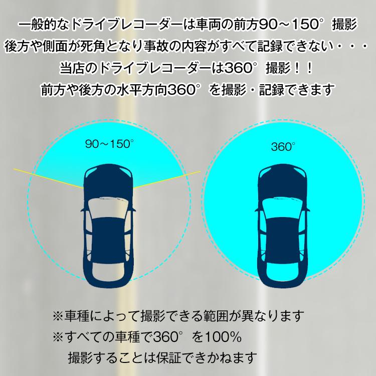 ドライブレコーダー 360度 前後左右 2カメラ 一体型 ドラレコ ドライブレコーダー 360度 前後左右 2カメラ 一体型 ドラレコ