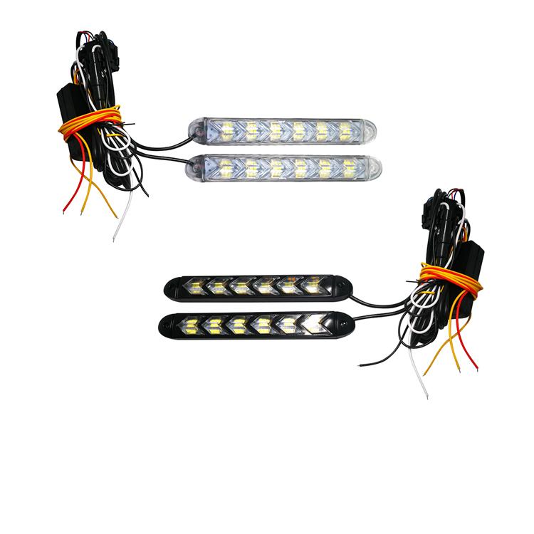 車 LED デイライト 防水 流れる ウィンカー シーケンシャル