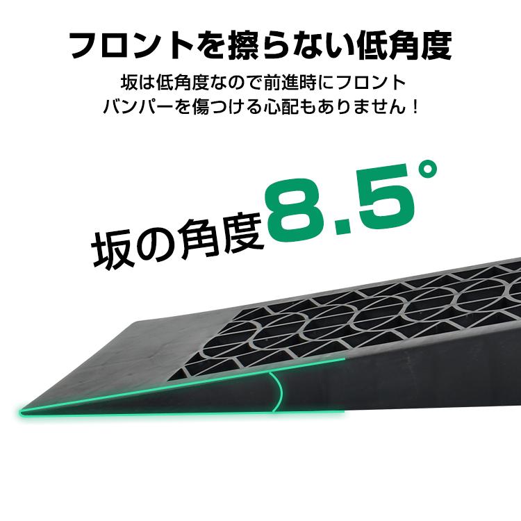 カースロープ 2個 5t ローダウン車 大型車 ジャッキ アシスト ジャッキアップ補助 タイヤ交換 整備用 カーランプ メンテナンス スロープ 車 ee362｜akaneashop｜05