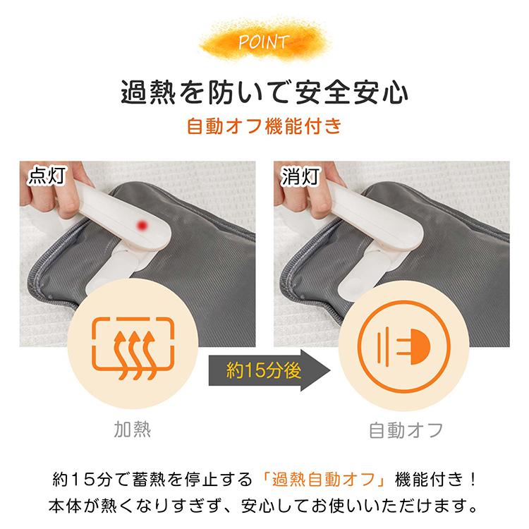 Hill Stone（ヒルストーン） 湯たんぽ 蓄熱式湯たんぽ 電気湯たんぽ