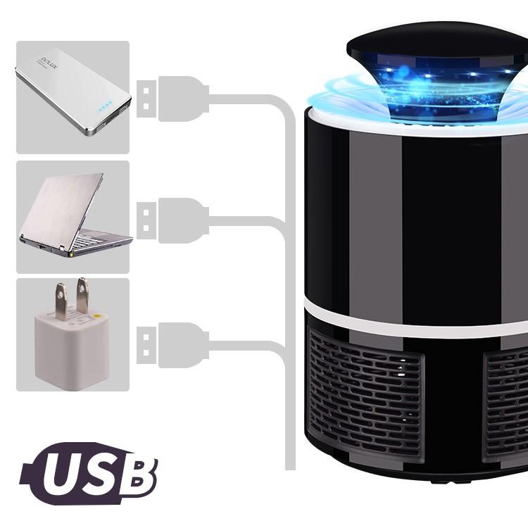 蚊取り器 殺虫器 LED 虫除け 吸引 誘引式 USB給電 静音 殺虫剤不要 薬剤不使用 ny104