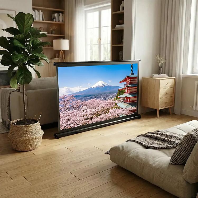 プロジェクタースクリーン 50インチ 自立式 プロジェクター スクリーン