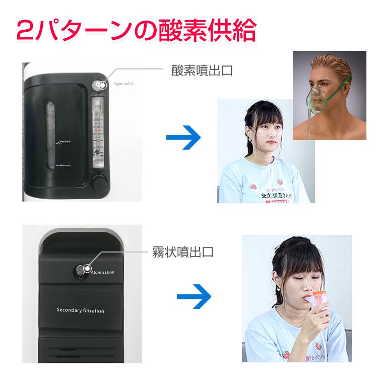 酸素 発生器 家庭用 酸素濃縮器 供給 吸入器 90% 3L 静音 48時間 連続