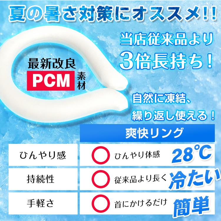 爽快リング 即納 ネッククーラー 2025 最強 子供 18℃ 保冷剤 首掛け