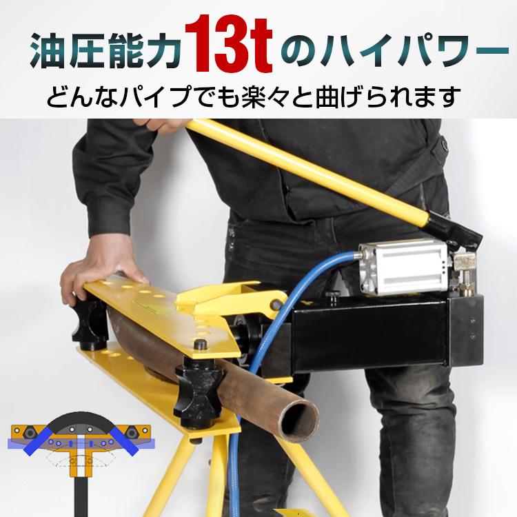 パイプベンダー 手動 油圧式 13t エアー式 20mm〜60mm パイプベンダー 手動 油圧式 13t エアー式 20mm〜60mm