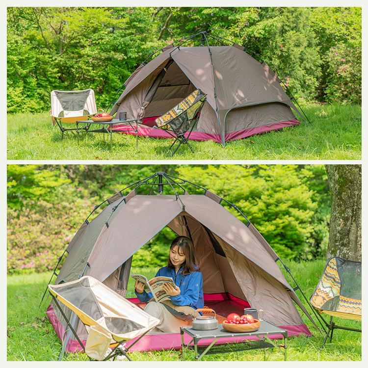 Hill Stone テント ワンタッチテント 4人用 ビーチテント UV Hill Stone テント ワンタッチテント 4人用 ビーチテント UV