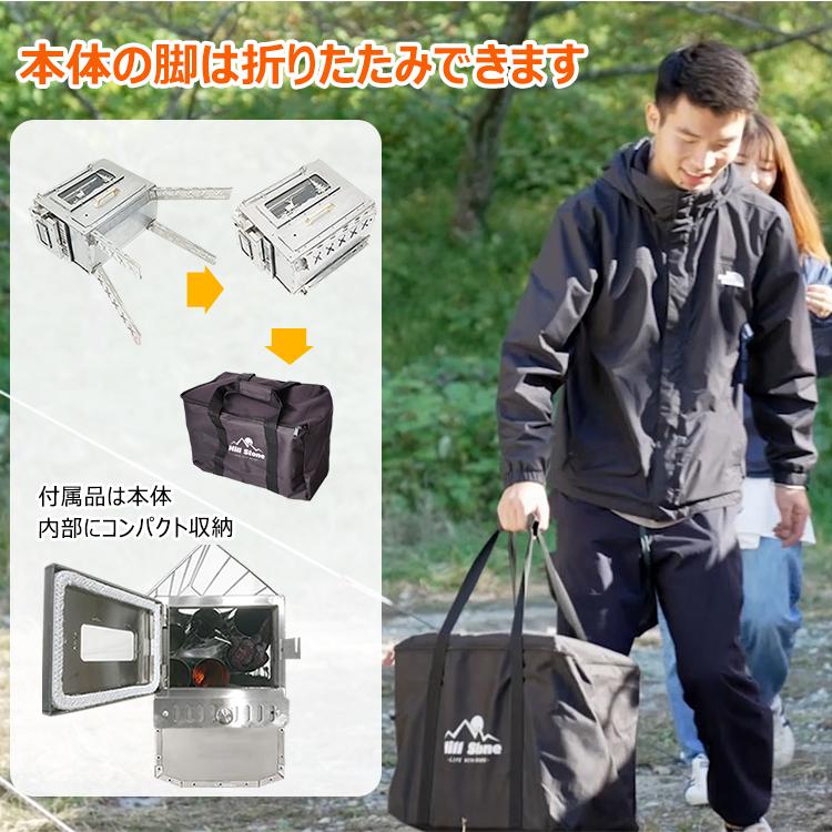 Hill Stone 薪ストーブ キャンプ 煙突 小型 オーブン付き ピザ窯 Hill Stone 薪ストーブ キャンプ 煙突 小型 オーブン付き ピザ窯
