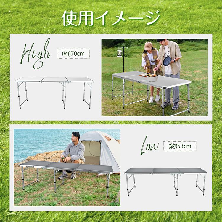 キャンプ テーブル アウトドアテーブル 折りたたみテーブル