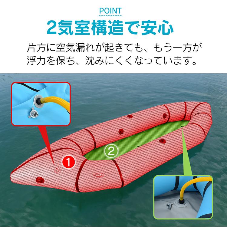 カヤック カヌー カヤックフィッシング フィッシングカヤック 二人乗り