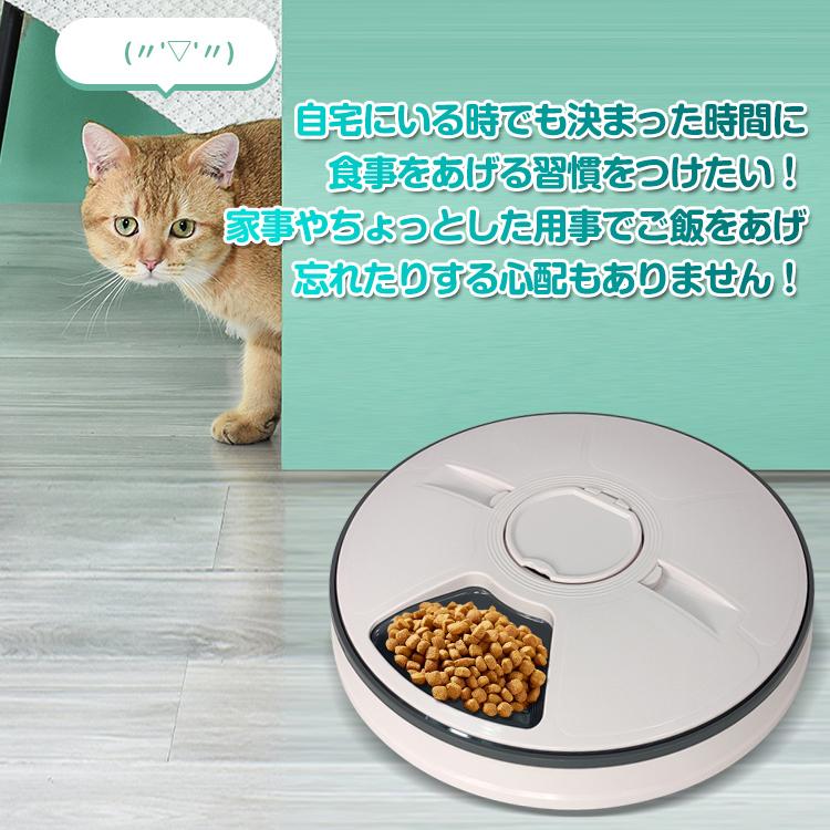 自動給餌器 猫 犬 ペット 猫餌 タイマー オートペットフィーダー