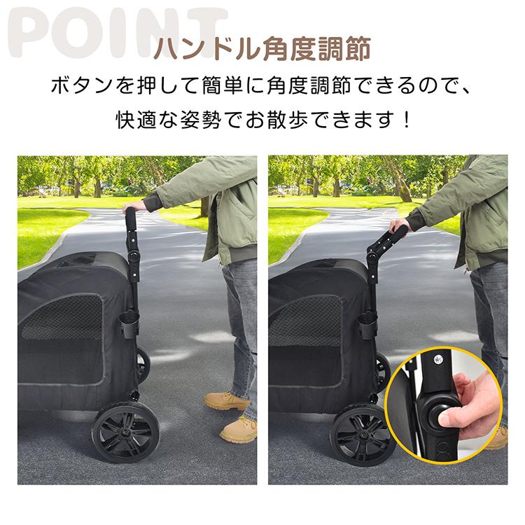新入荷☆ペットカート 犬用 キャリーカート ペットバギー 折りたたみ式