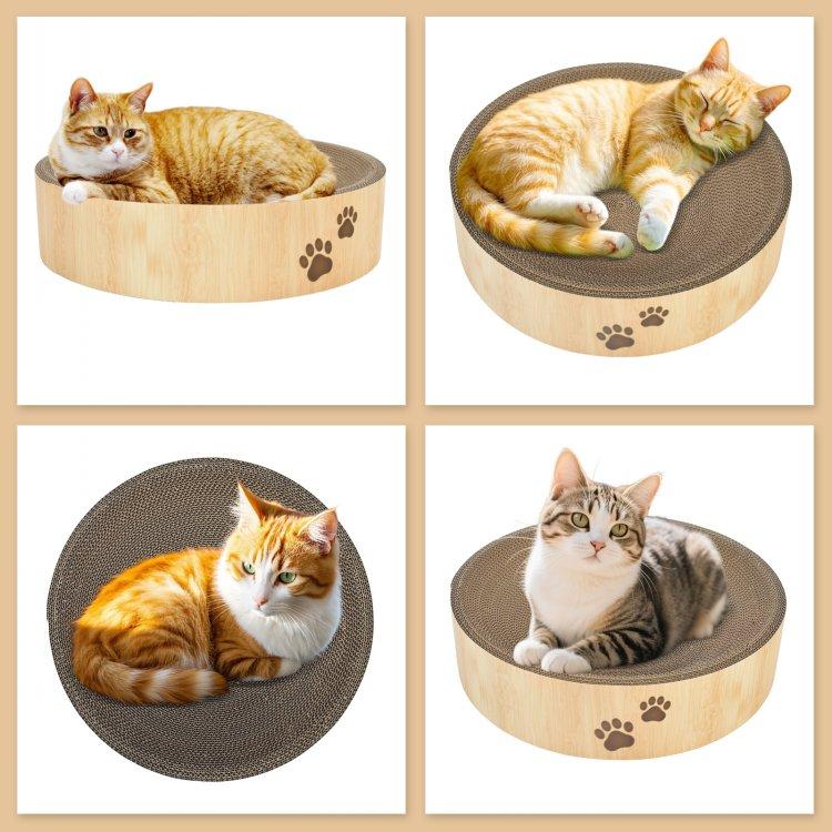 爪研ぎ付きドームトイレ 猫 爪とぎ 猫爪とぎ ダンボール ベッド 爪とぎマット 爪研ぎ 爪とぎ
