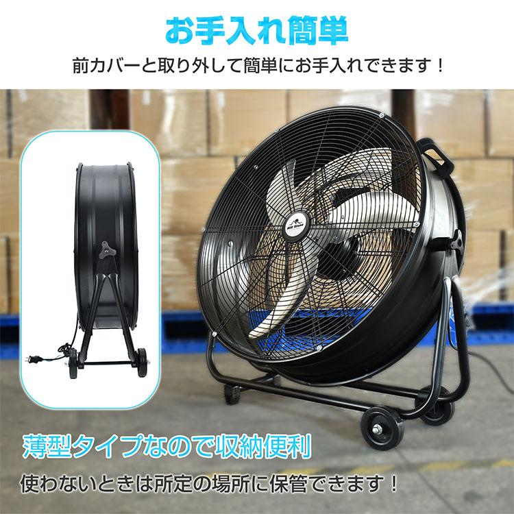 業務用扇風機 4枚羽根 青 Amazon | Kaitou 業務用扇風機 工業扇 風量3段階 大型扇風機
