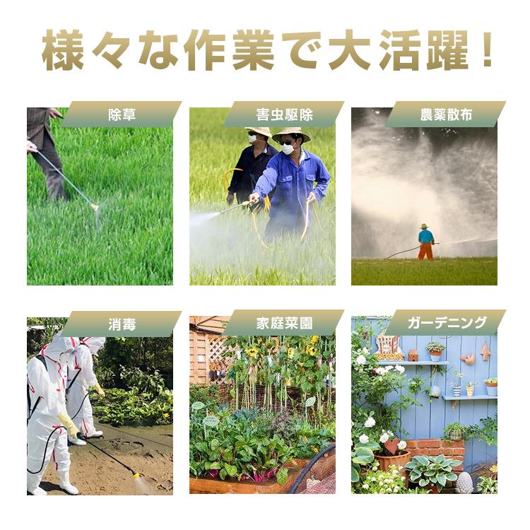 薬剤散布用吸水式エンジン噴霧器とホース・タンクセット 噴霧器 エンジン式 背負式 4スト タンク容量約20L 最大圧力約2.5Mpa
