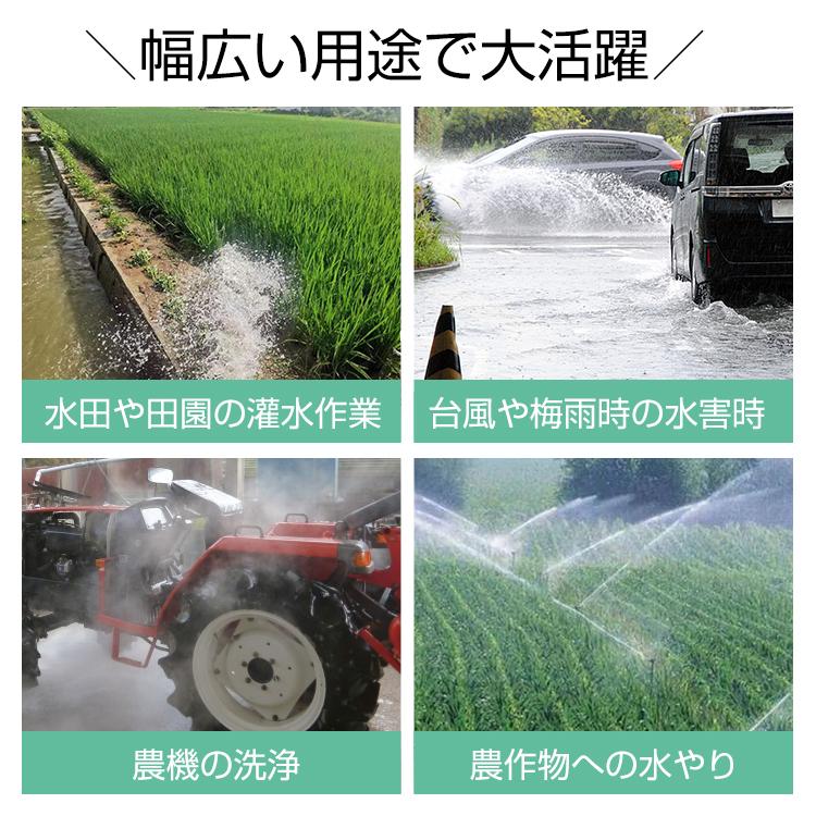エンジンポンプ 2サイクル 2ストローク 全揚程30m 最大出力1.45kw 最大吐出量200L/min 吸水ポンプ 水害 農業 給排水 災害 灌水 散水 溜り水 汚水 雨水 sg036の画像