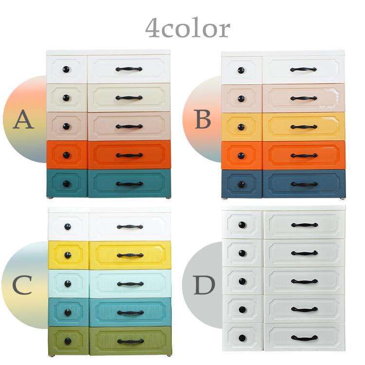 チェスト 5段 収納ボックス タンス 衣類収納 リビング ランドリー ケース おしゃれ 衣装 プラスチック 引き出し キャスター付き 整理 スリム 家具 角丸 新生活｜akaneashop｜11