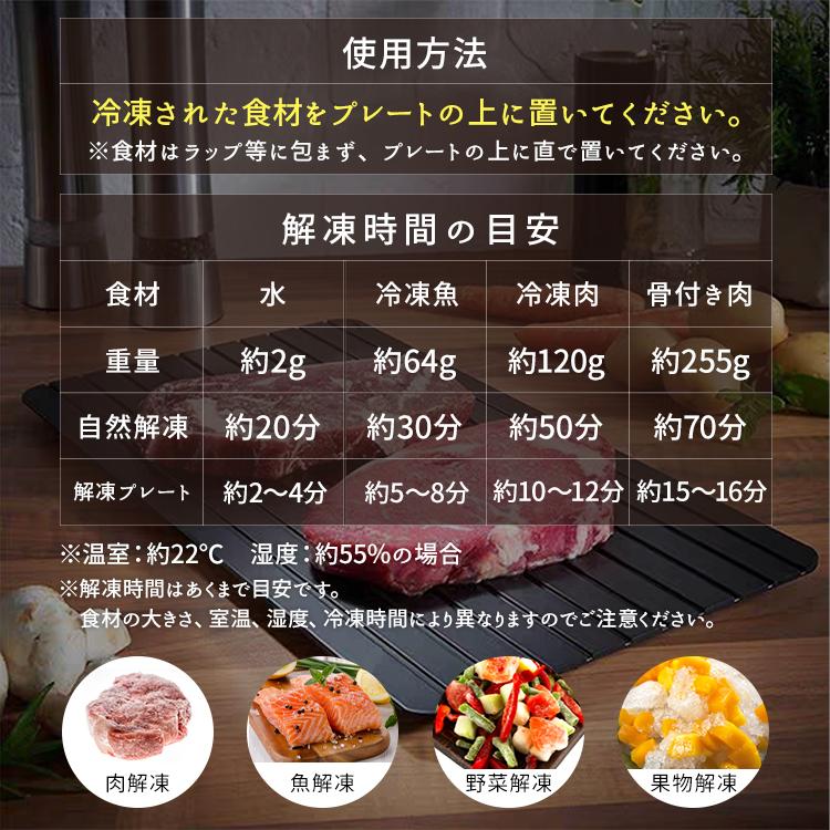 解凍プレート 急速解凍 まな板 解凍用プレート 自然解凍 解凍板 解凍皿