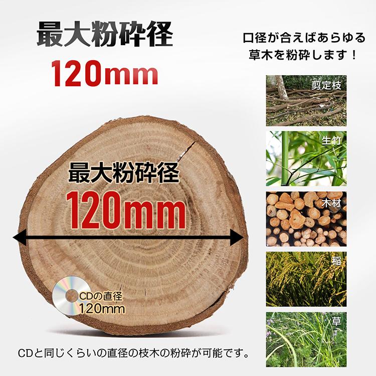 ガーデンシュレッダー ウッドチッパー 粉砕機 エンジン粉砕機 強力 15