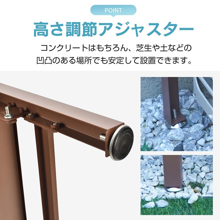 室外機カバー エアコン室外機カバー 日よけ エアコンカバー ルーバー 可動式 エアコン 室外機 エアコン室外機 省エネ保護カバー カバー 雪よけ 収納 ラック 防錆の画像