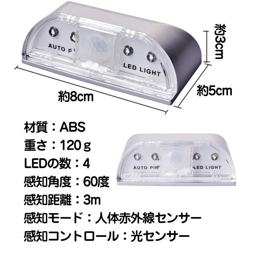 ライト LED 玄関 人感センサー センサーライト 光センサー 照明