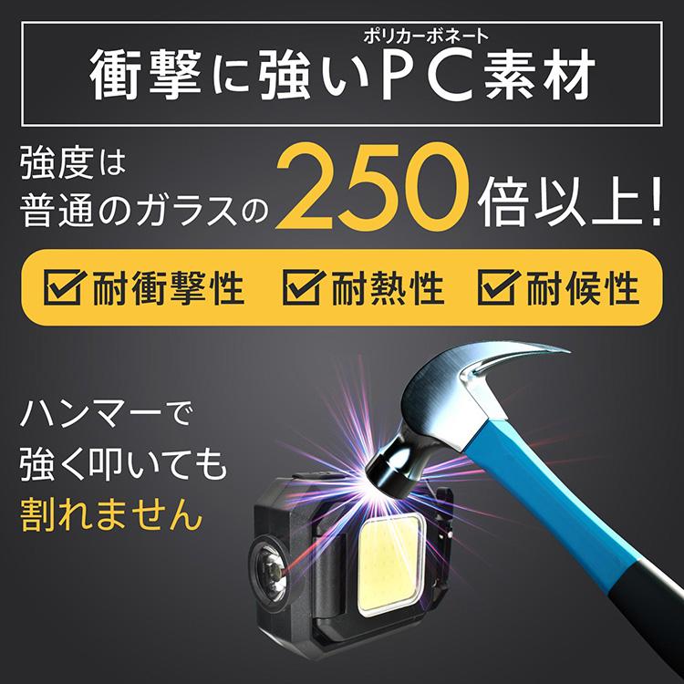 懐中電灯 ランタン LEDライト LED投光器 高輝度 最強 小型 屋外 防水 投光ライト USB充電式 作業灯 ミニ カラビナ 軽量 COB 釣り アウトドア キャンプ 登山 防災｜akaneashop｜12