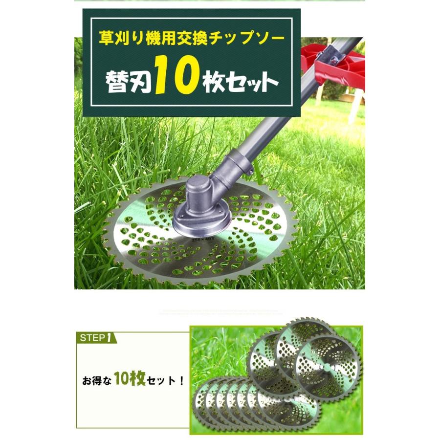 10枚】チップソー セット 草刈り機用チップソー 10枚セット 替刃 10枚】チップソー セット 草刈り機用チップソー 10枚セット 替刃