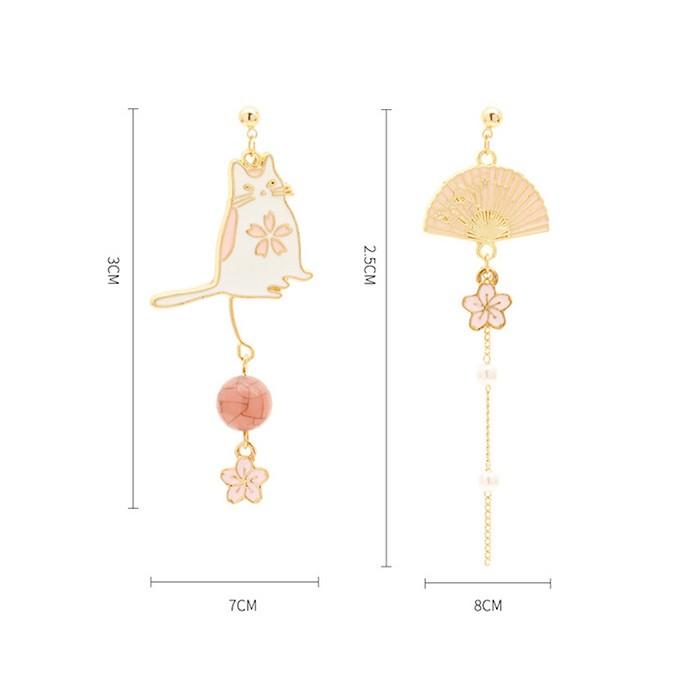 数量限定 ピアス イヤリング ピンク 花 猫 フラワー ねこ 桜
