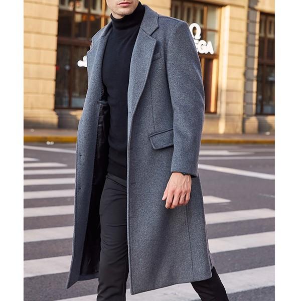 チェスターコート ジャケット メンズ アウター 黒 グレー ビジネス 通勤 ロング シンプル 手厚い 大きいサイズ 冬 秋 紳士服 代 30代 40 代 カシミヤ ウール 66 1 A B Outlet 通販 Yahoo ショッピング