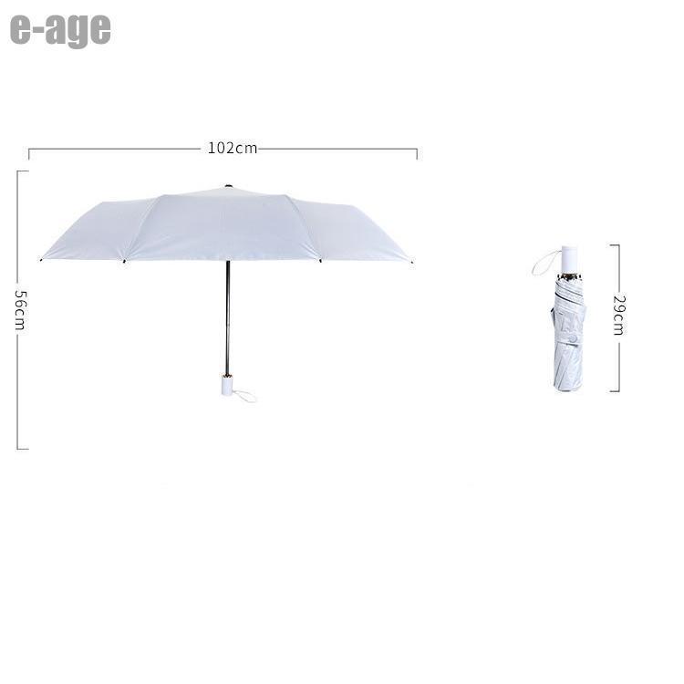 ◇ 晴雨兼用 折りたたみ傘 日傘 ホワイト 男女兼用 傘 99 メンズ