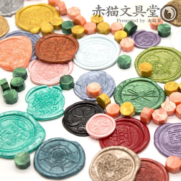 まとめ買いクーポンで15％OFF 緑系シーリングワックス 封蝋 全9色 40粒