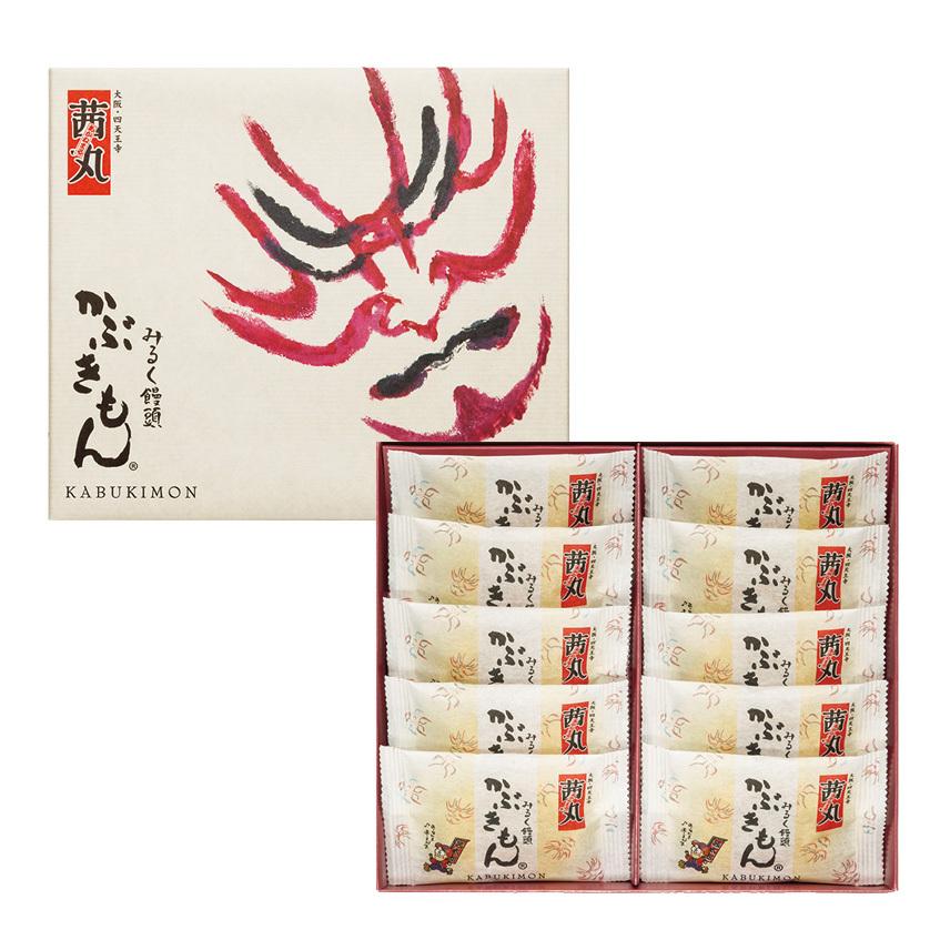 茜丸 みるく饅頭かぶきもん 10個入り 化粧箱 まんじゅう 和菓子 お取り寄せ 手土産 ギフト 大阪 製餡所特製あんこ D33 315 G10 茜丸 どら焼き あんこ販売店 通販 Yahoo ショッピング