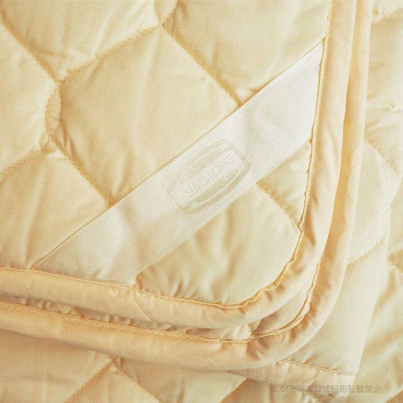 シモンズ(Simmons) 正規品 ベッドパッド シングル 羊毛ベッドパッド 97cm×195cm 洗える 通年使用可能 日本製 LG100 - 5