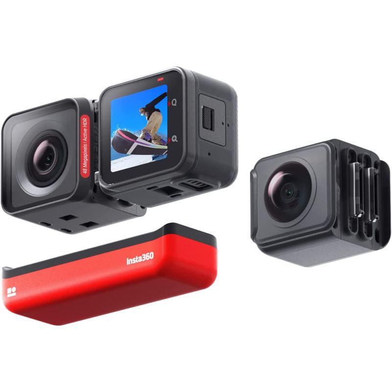 Insta360 ONE RS ツイン版 アクションカメラ レンズ交換式4Kブーストレンズ  5.7K 360°レンズ独自技術FlowSt 