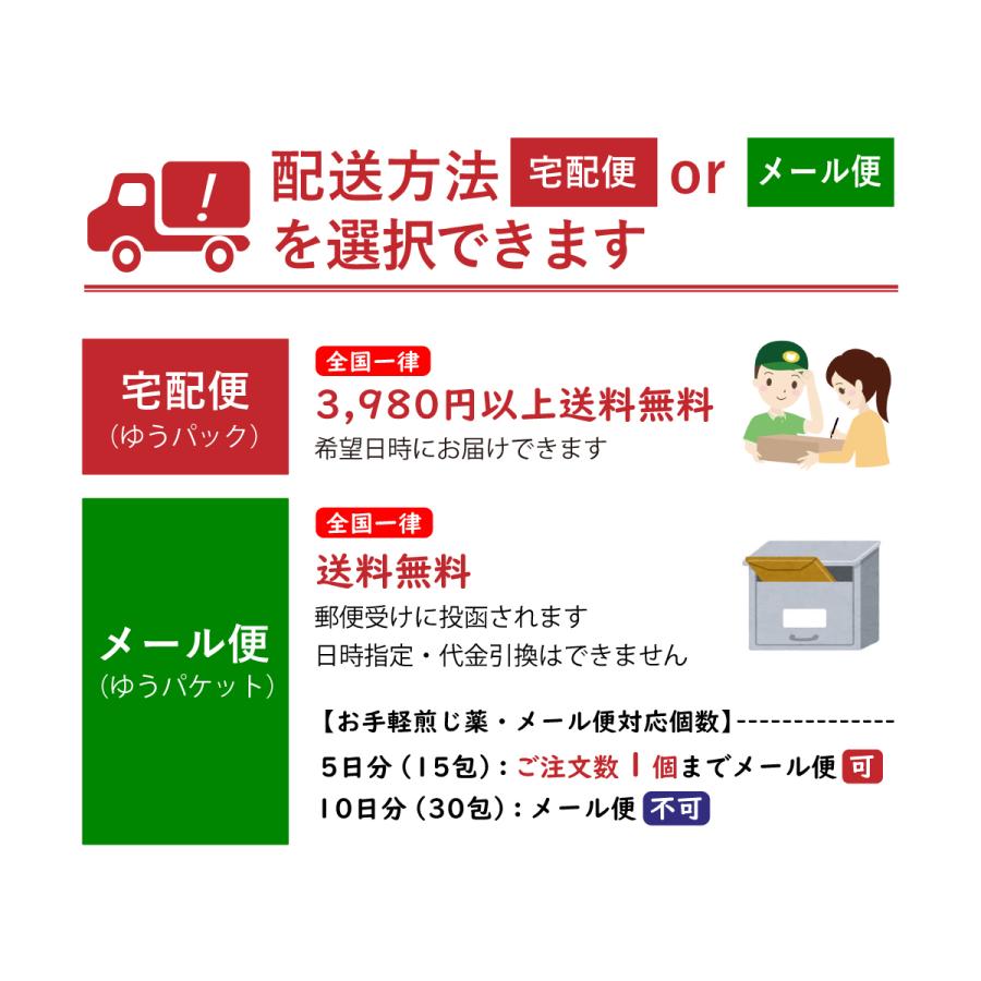 甲字湯 コウジトウ お手軽煎じ薬 5日分15包 月経不順 月経痛 更年期障害 血の道症 打ち身 しもやけ しみ 下腹部痛 肩こり 薬局製剤 こうじとう｜akaokanpou｜08