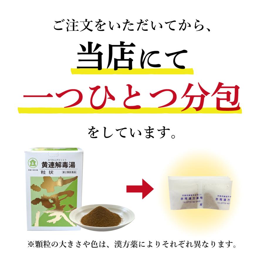 黄連解毒湯 おうれんげどくとう 長倉製薬 粒状30包 赤ら顔の人のめまい 不眠 無添加 第2類医薬品 オウレンゲドクトウ｜akaokanpou｜04