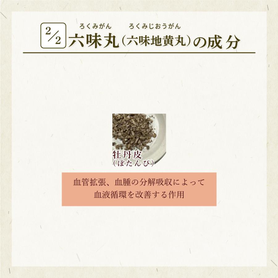 六味丸 ロクミガン 杉原達二商店500g 尿量減少 排尿困難 頻尿 むくみ かゆみ 腰痛 第2類医薬品_3