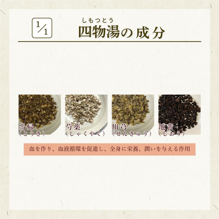 四物湯 しもつとう  長倉製薬 粒状30包 貧血気味の冷え症 生理不順 月経異常 更年期障害 冷え症 貧血 無添加 第2類医薬品 シモツトウ｜akaokanpou｜03