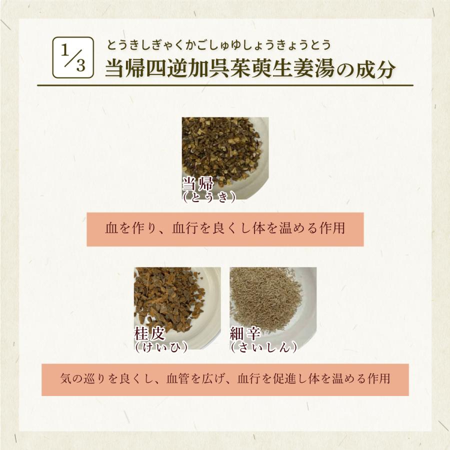 赤尾漢方薬局 当帰四逆加呉茱萸生姜湯 トウキシギャクカゴシュユショウキョウトウ お手軽煎じ薬 10日分30包 薬局製剤 とうきしぎゃくかご ...