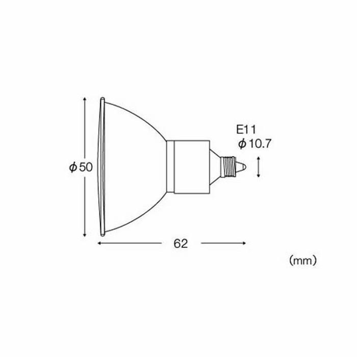 ウシオ電機 JDR110V50WLMKUVH ウシオ ダイクロハロゲン電球 Φ50