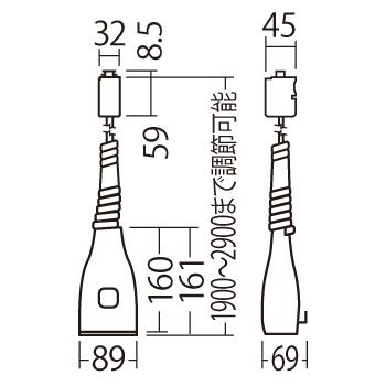 Panasonic（パナソニック） DH8551 リーラーコンセント 〜290cm