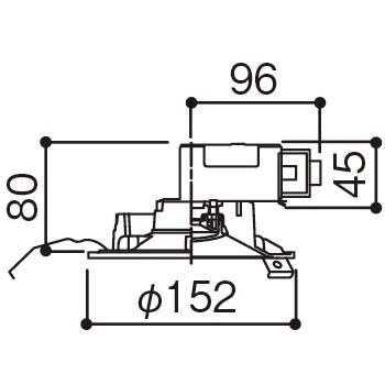 Panasonic（パナソニック） LSEB5124LE1 ダウンライト LGD1200NLE1相当