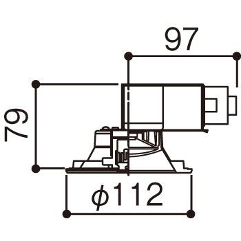 Panasonic（パナソニック） LSEB9505LE1 ダウンライト LGD3100LLE1相当