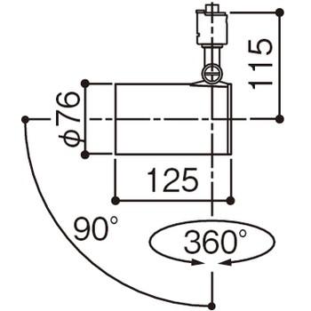 Panasonic（パナソニック） LSEB6117KLE1 スポットライト LGS3501LLE1