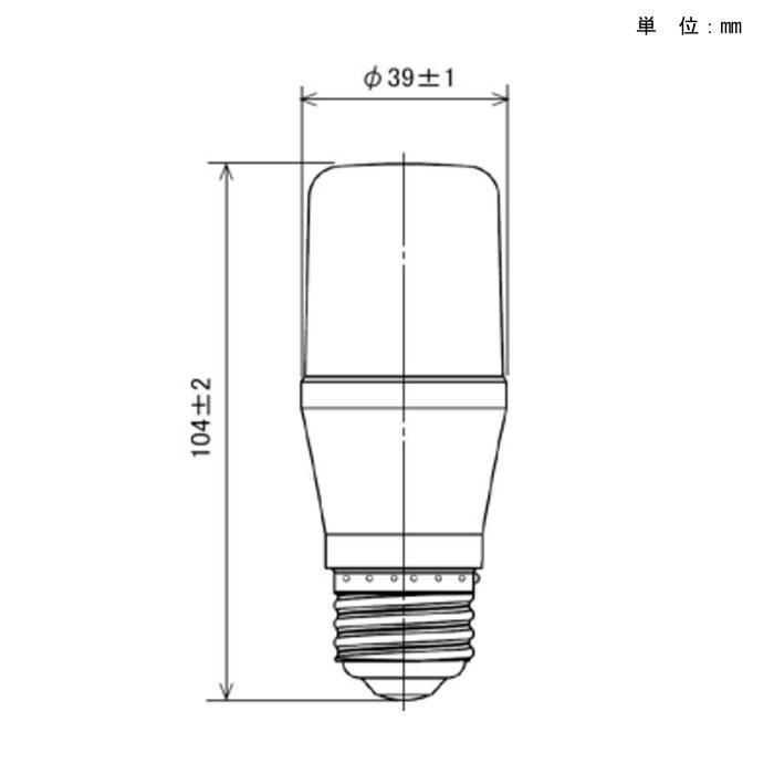 Panasonic（パナソニック） LDT6LGST6A LED電球 T形タイプ 60W形相当