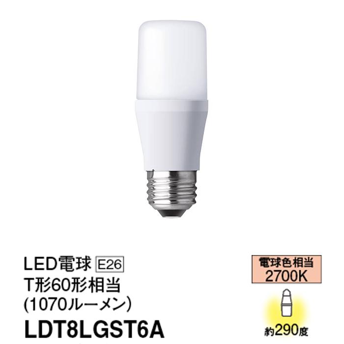Panasonic（パナソニック） LDT8LGST6A LED電球 T形タイプ 60W形相当