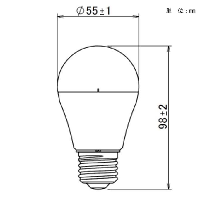 Panasonic（パナソニック） LDA7LGSK6A1K LED電球 一般電球タイプ 60W