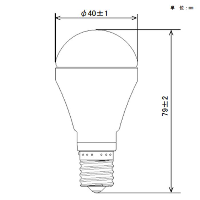 Panasonic（パナソニック） LDA7LGE17K6ESW2A1K LED電球 ミニ