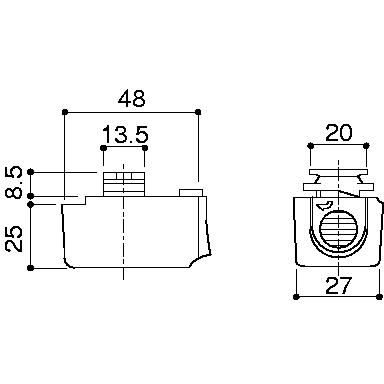 Panasonic（パナソニック） DH8570 抜け止めコンセントプラグ ホワイト